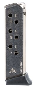 Mec-Gar MGWPPKSFRN Walther 7-Round 380 ACP, Fits Walther PPK/S Nickel Carbon Steel