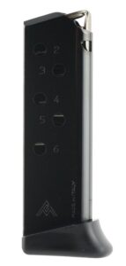 Mec-Gar MGWPPKFRB PPK 6-Round 380 ACP, Blued Carbon Steel