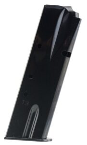 Mec-Gar MGBRHP13B Standard 13-Round 9mm Luger Fits Browning Hi-Power/Springfield SA-35, Blued Carbon Steel