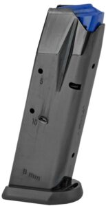 Mec-Gar MGCZCOMP10B CZ 10-Round 9mm Luger Fits CZ P-01/75 Compact/PCR Blued Carbon Steel