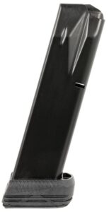 Mec-Gar MGPB9220DPS Beretta 20-Round Extended 9mm Luger, Fits Beretta 92FS/M9/92G/92X Black Carbon Steel