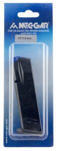 Mec-Gar MGCZ7517AFC CZ Blued with Anti-Friction Coating Detachable 17-Round 9mm Luger for CZ 75B/Shadow 2/75 SP-01/Shadow 85B
