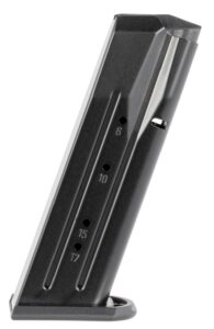 Mec-Gar MGWIT38LFAFC Tanfoglio 17-Round 38 Super, Fits Tanfoglio Witness Large Frame Blued with Anti-Friction Coating Carbon Steel