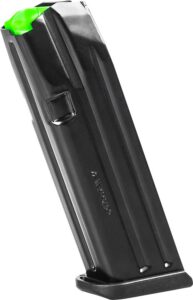 Mec-Gar MGG171800A Glock 17 18-Round 9mm Luger, Black Steel/Polymer