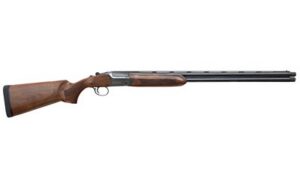Akkar 820 Open Country Sgd 20 Gauge 28 in Barrel 3 in Hi Glossy Oxycap Steel Walnut Stock 5 Ext Chokes