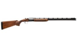 Akkar 836 Open Country Sgd 410 Gauge 28 in Barrel 3 in Hi Glossy Oxycap Steel Walnut Stock 5 Ext Chokes