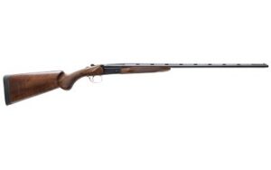 Akkar 536 High Noon Sxs Sgd 410 Gauge 28 in Barrel 3 in Hi Glossy Oxycap Steel Walnut Stock 5 Chokes