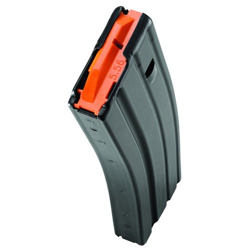 DuraMag 3023001178CPD Speed 30-Round 223 Rem/300 Blackout/5.56x45mm NATO for AR-15 Black with Orange Follower Detachable - Image 2