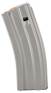 DuraMag 3023002178CPD Speed 30-Round 223 Rem/300 Blackout/5.56x45mm NATO for AR-15 Gray with Orange Follower Detachable
