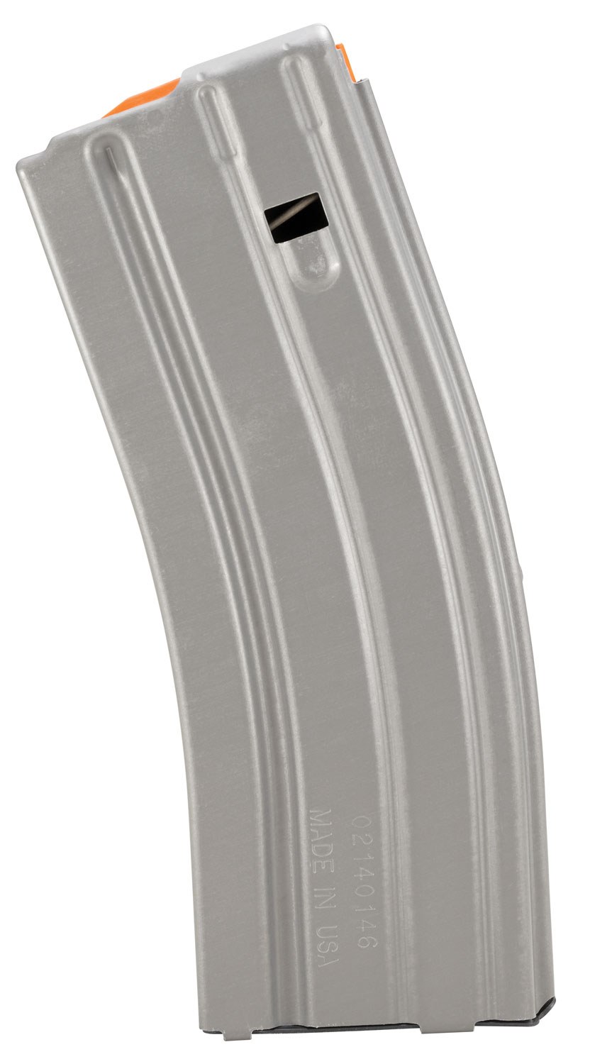 DuraMag 3023002178CPD Speed 30-Round 223 Rem/300 Blackout/5.56x45mm NATO for AR-15 Gray with Orange Follower Detachable