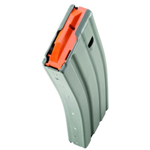 DuraMag 3023002178CPD Speed 30-Round 223 Rem/300 Blackout/5.56x45mm NATO for AR-15 Gray with Orange Follower Detachable - Image 2