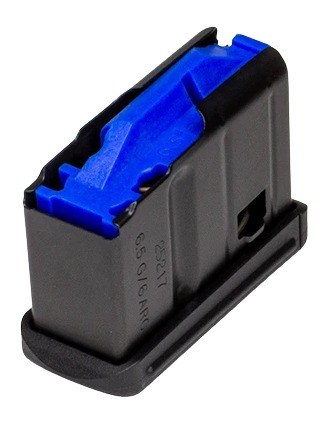 Duramag SS for Ruger American Rifle 4-Round 6.5Gren Magazine Flush-Fit AR Pttrn Blu Fllwr