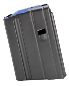 DuraMag 1065041176CPD SS 10-Round 6.5 Grendel/6mm ARC for AR-15 Black with Blue Follower Detachable