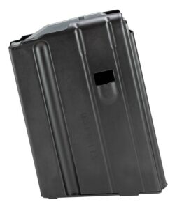 DuraMag 1068041177CPD SS 10-Round 22 Nosler/6.8 SPC for AR-15 Black with Gray Follower Detachable