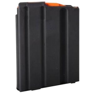DuraMag 5X23041188CPD SS 5-Round 223 Rem/300 Blackout/5.56x45mm NATO for AR-15 Black with Orange Follower Detachable