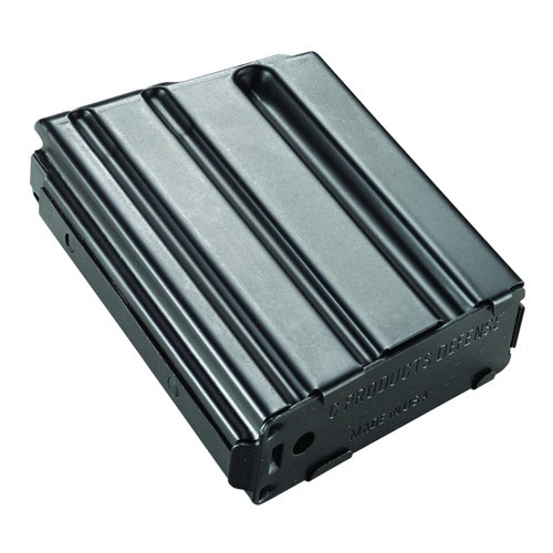 DuraMag 5X23041188CPD SS 5-Round 223 Rem/300 Blackout/5.56x45mm NATO for AR-15 Black with Orange Follower Detachable - Image 3