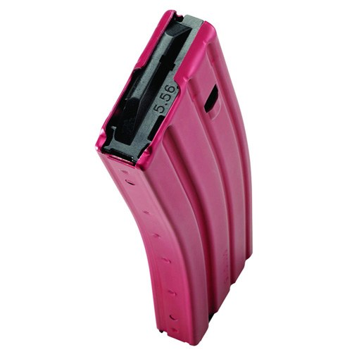 DuraMag 3023004175CPD Speed 30-Round 223 Rem/300 Blackout/5.56x45mm NATO for AR-15 Red Aluminum with Black Follower Detachable - Image 3