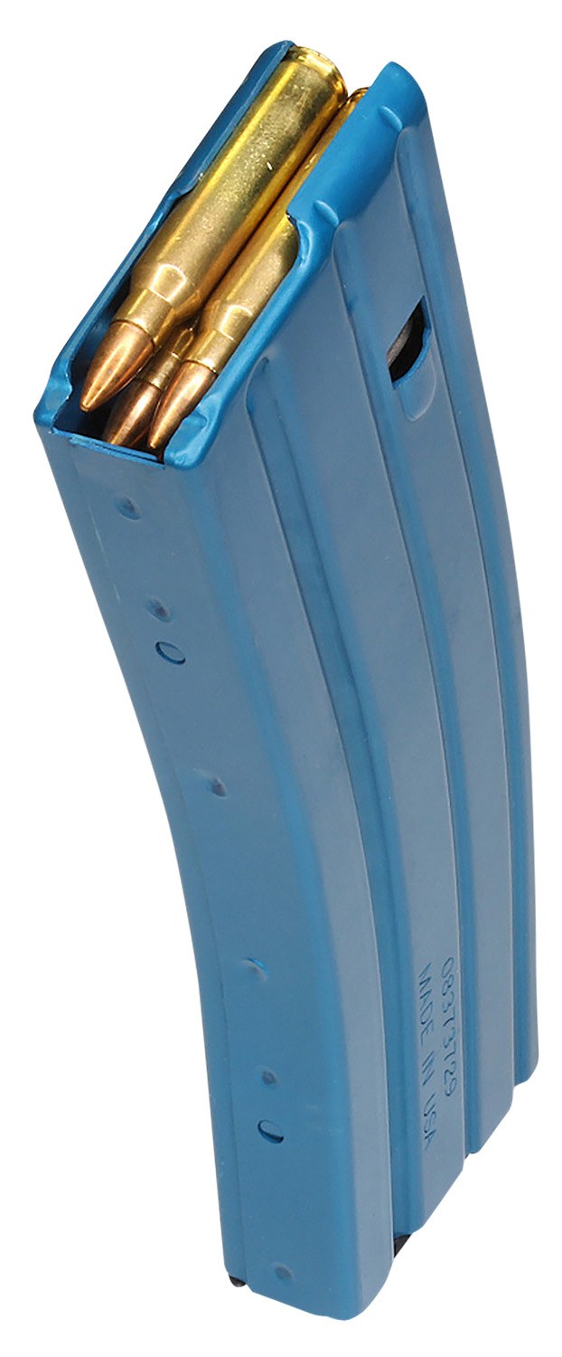 DuraMag 2023005175CPD AR-15 Duramag Speed 20-Round 300 Blackout 223 Cal/5.56mm Blue Aluminum