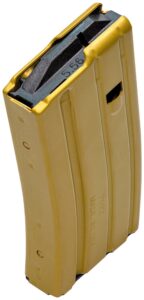 DuraMag 2023009175CPD AR-15 Duramag Speed 20-Round 300 Blackout/223 Cal/5.56 Desert Gold Aluminum