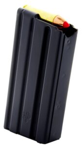 DuraMag 5X45041175CPD SS 5-Round 450 Bushmaster for AR-15 Black with Black Follower Detachable