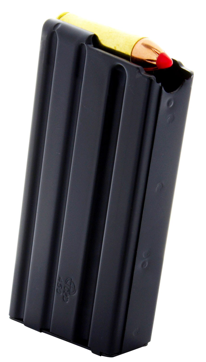DuraMag 5X45041175CPD SS 5-Round 450 Bushmaster for AR-15 Black with Black Follower Detachable