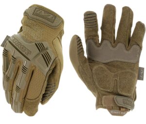 Mechanix Wear MPT72008 M-Pact Coyote Synthetic Leather Small TPR Closure