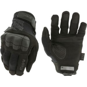 Mechanix Wear MP355008 M-Pact 3 Black Synthetic Leather Small Velcro Closure