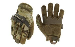 Mechanix Wear MPT78009 M-Pact Multi-Cam Synthetic Leather Medium TPR Closure