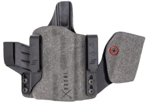 Safariland INCOG0895A0CX261MC Incog X IWB Gray Cordura with Magazine Caddy, Fits Glock 43X/48 Belt Clip Mount, Right Hand