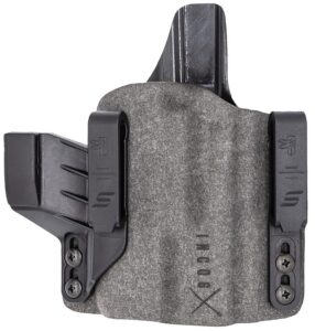 Safariland INCOG0895A0CX261 Incog X IWB Gray Cordura Fits Glock 43X/48 Belt Clip Mount, Right Hand