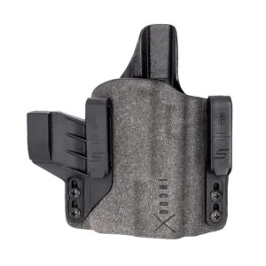 Safariland INCOG0179A0CX261 Incog X IWB Gray Cordura Fits S&W Shield/Shield Plus Belt Clip Mount, Right Hand