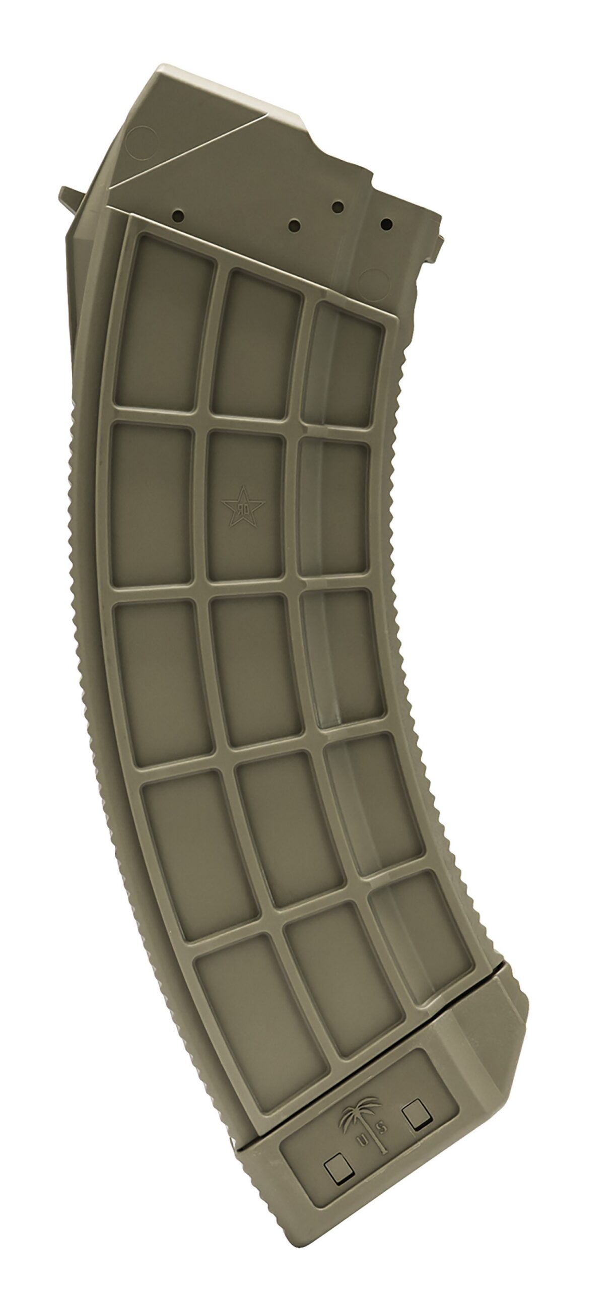Century Arms US Palm MA944A Standard 30-Round 7.62x39mm for AK-47 Flat Dark Earth Polymer - Image 2