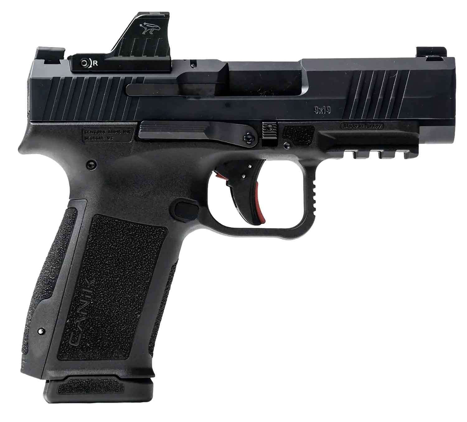 Century Arms HG7883VN METE MC9LS Sub-Compact Frame 9mm 10-Round 3.63" Black Nitride Steel Slide Black MeCanik MO1