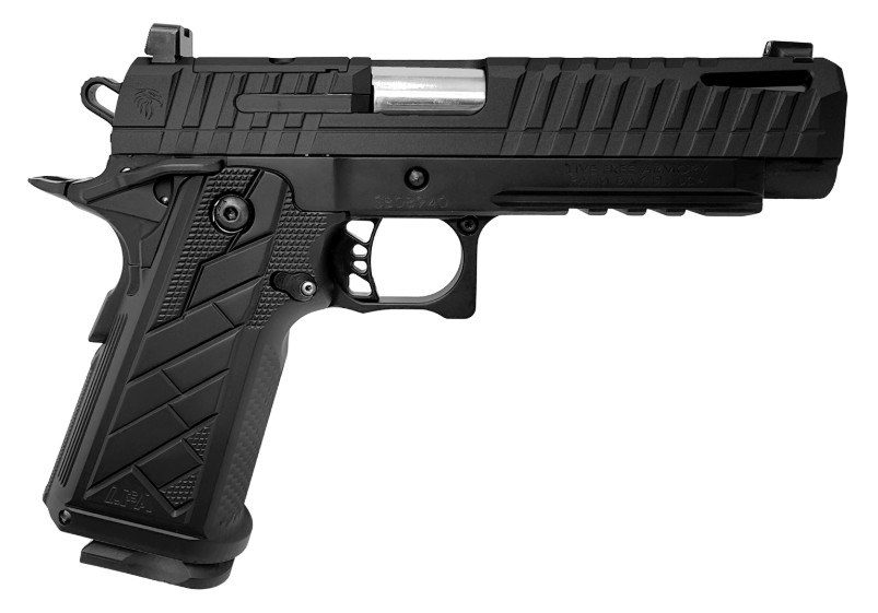 Century Arms Live Free Armory HG8640-N Apollo 11 V2 Full Size Frame 9mm Luger 18+1 4.90" Stainless Barrel, Black Cerakote Steel Optic Cut/Serrated - Image 3