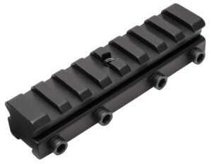 TruGlo TG8953B 3/8 In. to Picatinny Mounting Adapter Matte Black Anodized