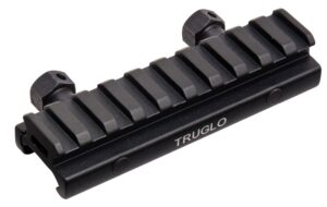 TruGlo TG8970B Picatinny Riser Mount Matte Black Anodized