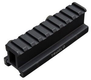 TruGlo TG8990B Picatinny Riser Mount Matte Black Anodized