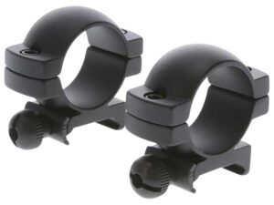 TruGlo Aluminium Rings 1 in Medium Wea/Picatinny Black Clam Pack ( 6 per Case ))