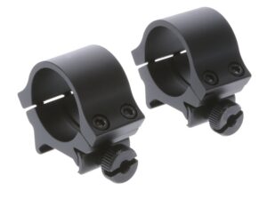 TruGlo TGTG8961B1 Lightweight Scope Rings Matte Black 1" Medium