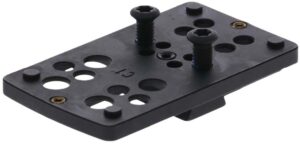 TruGlo TGTG8950C2 Pistol Red Dot Sight Mount Black Nitride Fortress Steel Trijicon RMR Mount