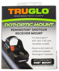 TruGlo TGTG8955R2 Shotgun Receiver Mount Black Remington Trijicon RMR