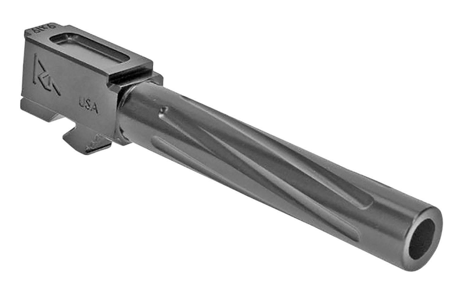 Rival Arms RA20G103D Precision Match Grade 9mm Luger Compatible with Glock 17 Gen5, 4.49" Fluted PVD Stainless Steel
