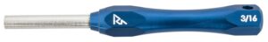 Rival Arms RARA93GS01A Front Sight Tool Blue/Silver Aluminum, Compatible with Glock