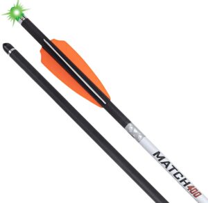 Wicked Ridge Match 400 Arrows 20 In. Green Alpha Blaze Nocks 3-Pack.