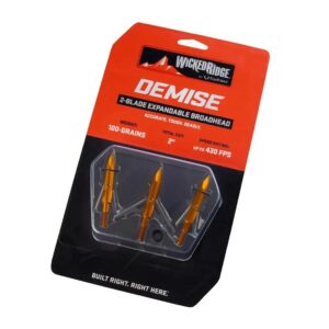 Wicked Ridge Demise Broadheads 100 Gr. 3-Pack.