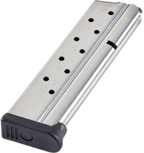 CMC Products MRP9FS10 Range Pro 10-Round 9mm Fits 1911 Full Size Stainless/Black Fluoropolymer