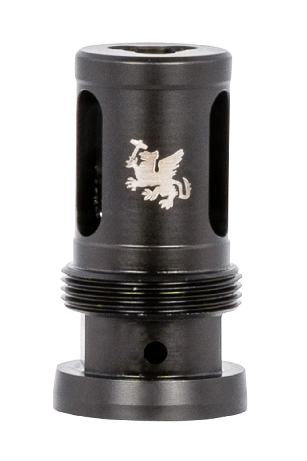 Griffin Armament TMHC305824 Taper Mount Hammer Comp Black 17-4 Stainless Steel with 5/8"-24 Tpi Threads, 1.94" OAL & 1.08" Diameter for 30 Cal