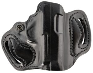 DeSantis Gunhide 086BA8JZ0 Mini Slide OWB Tan Leather Belt Slide Fits Sig P365 Belt 1.75" Wide Right Hand