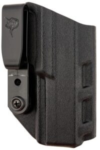DeSantis Gunhide 137KJ0XZ0 Slim-Tuk IWB Black Kydex, Compatible with Springfield Echelon, Fits 4.50" Barrel, Belt Clip Mount Ambidextrous