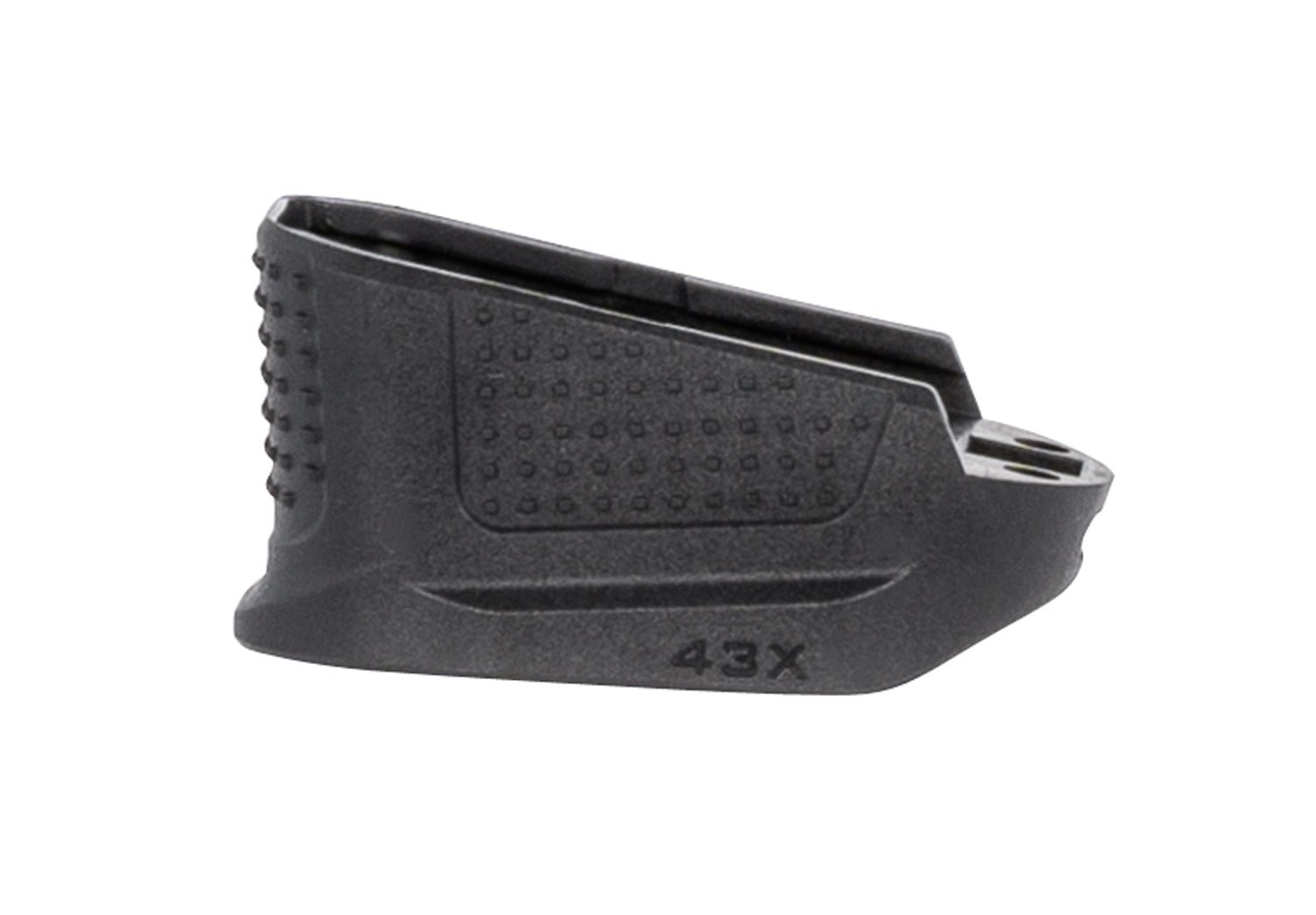 Strike Industries EMPG43XBK Enhanced Magazine Plate Made of Polymer with Black Finish & Extra Gripping Surface for Glock 43X Magazines (Adds
